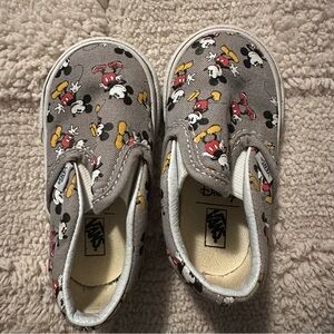 Vans Kids Sneakers - Gray with Disney Characters